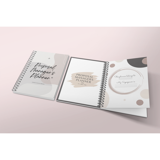 Pre sale Proposal Manager's Planner - Neutral