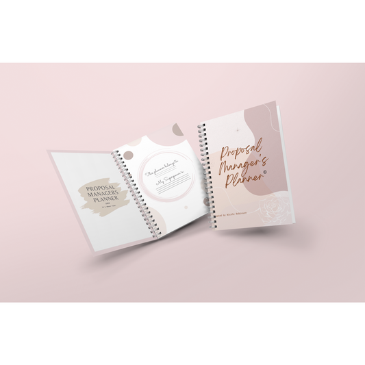 Pre Sale Proposal Manager's Planner - Pink